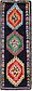 HandKnotted 3' 9 x 10' 6 Moroccan Runner Rug thumbnail image 1