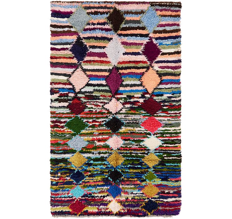 4' 9 x 8' 2 Moroccan Rug