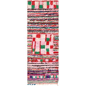 3' x 8' 2 Moroccan Runner Rug