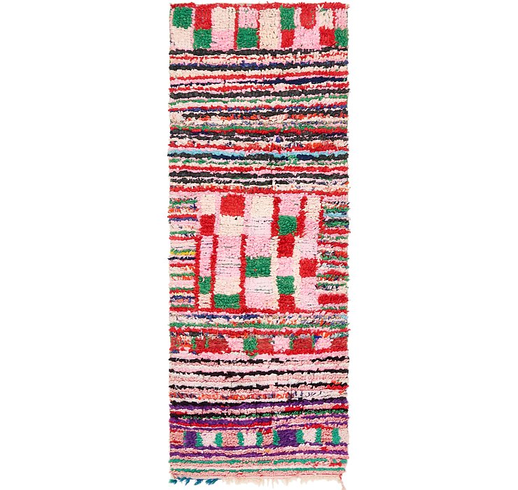 3' x 8' 2 Moroccan Runner Rug