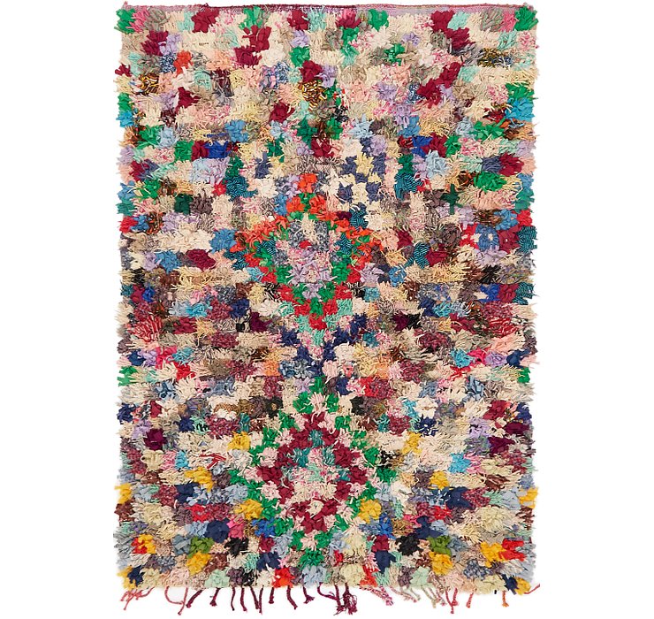 4' 8 x 7' Moroccan Rug