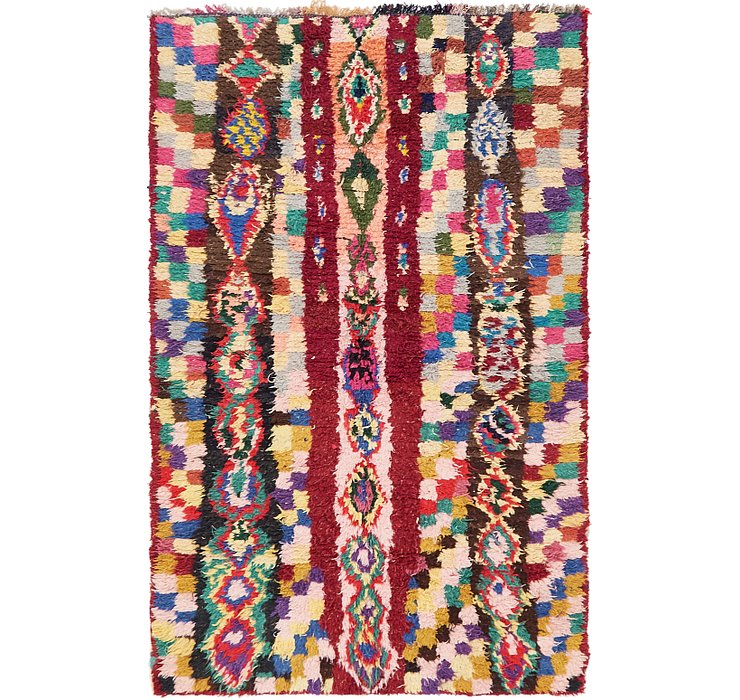 HandKnotted 5' x 7' 9 Moroccan Rug