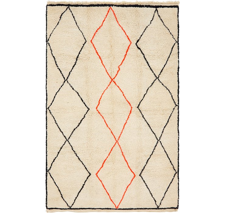 6' 5 x 10' Moroccan Rug