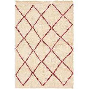 HandKnotted 6' 6 x 9' 10 Moroccan Rug