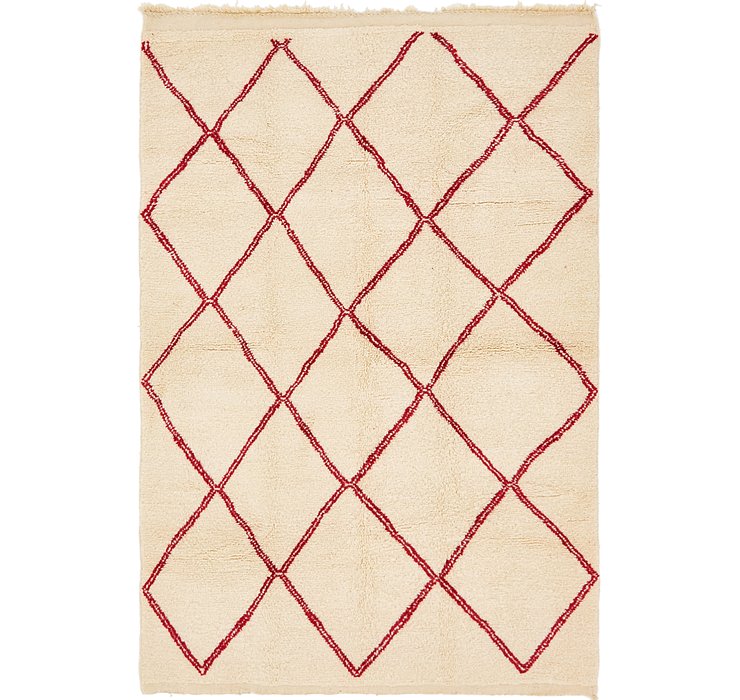 HandKnotted 6' 6 x 9' 10 Moroccan Rug
