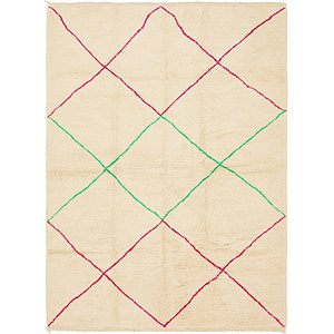 HandKnotted 6' 8 x 9' 3 Moroccan Rug