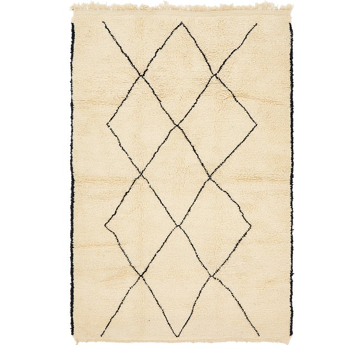 6' 4 x 9' 9 Moroccan Rug
