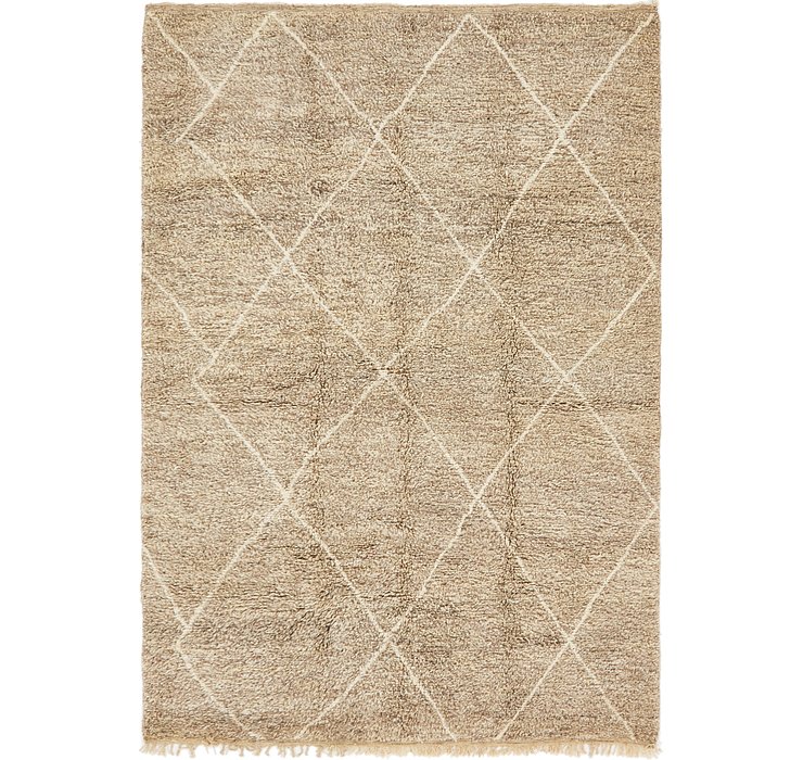 HandKnotted 6' 9 x 9' 7 Moroccan Rug