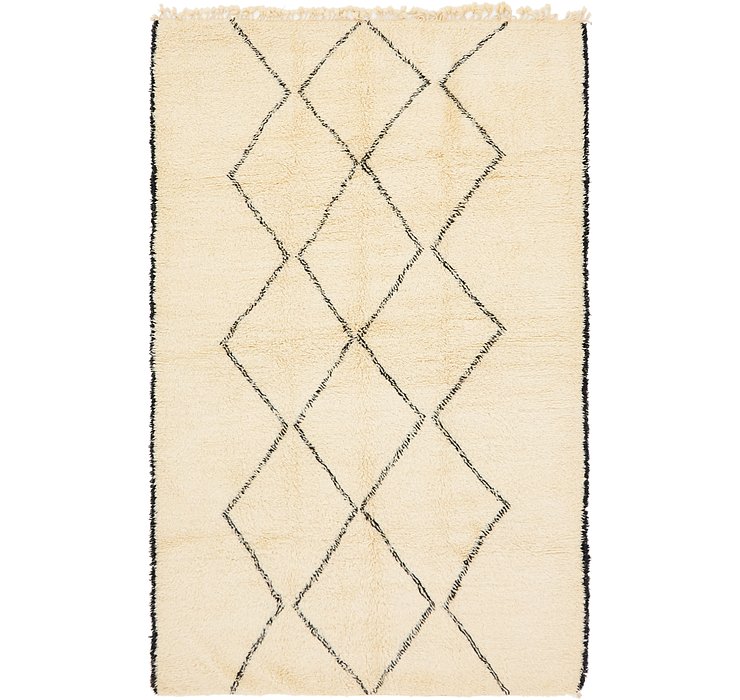 HandKnotted 6' 8 x 10' 8 Moroccan Rug