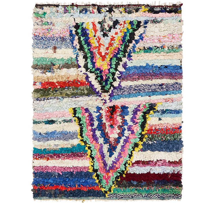 HandKnotted 5' 5 x 7' Moroccan Rug