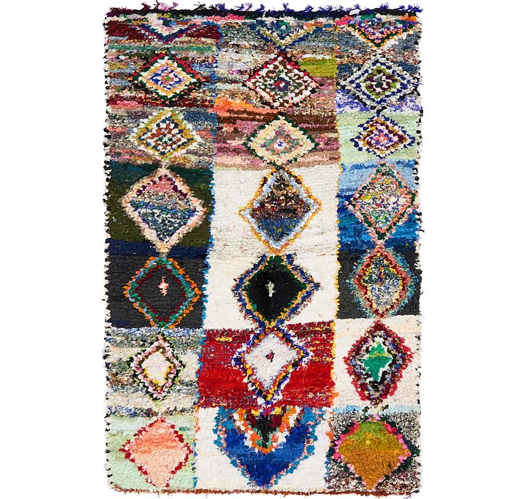 4' 9 x 7' 6 Moroccan Rug