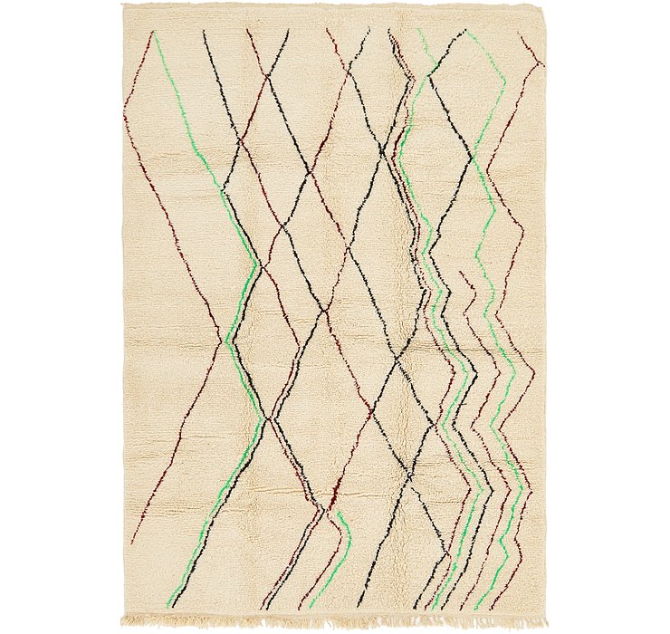 6' 7 x 10' Moroccan Rug
