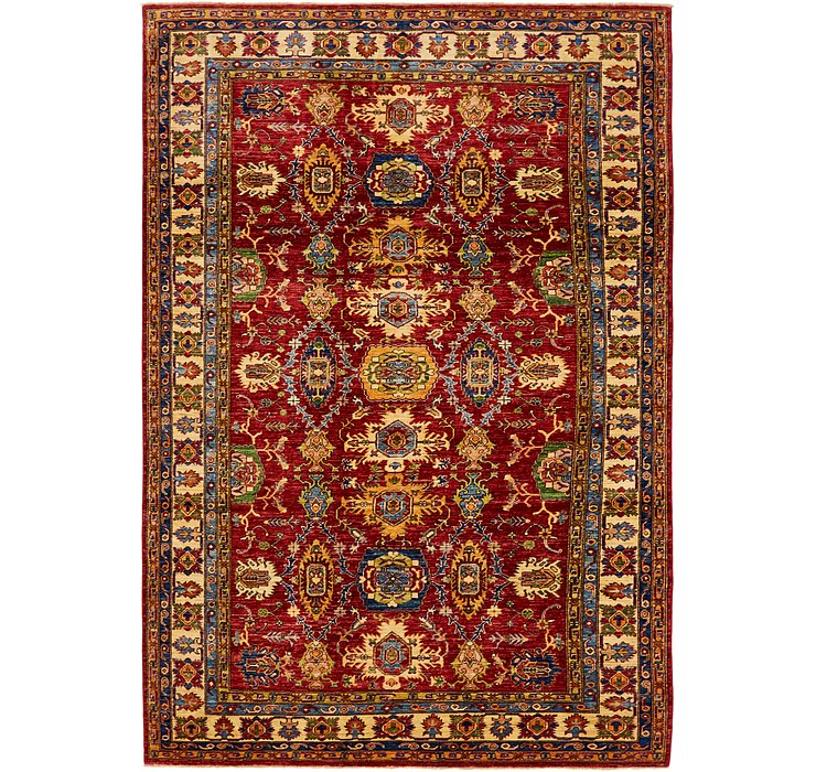7' x 10' 4 Kazak Rug