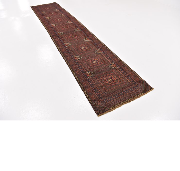 2' 8 x 12' 10 Balouch Persian Runner ...