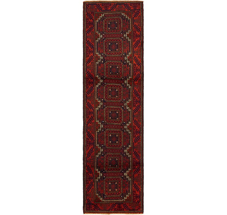 2' 7 x 9' 4 Balouch Persian Runner ...