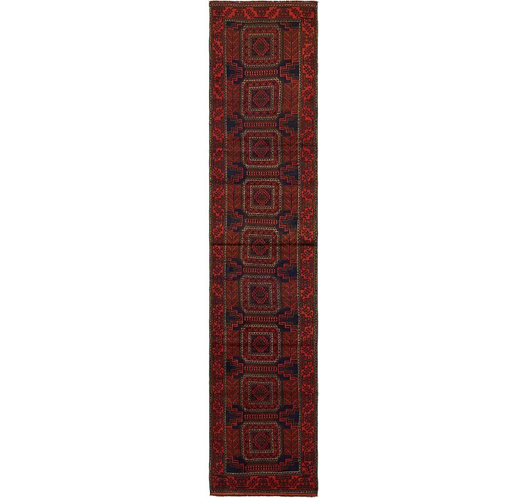 2' 7 x 12' 10 Balouch Persian Runner ...