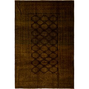 HandKnotted 8' 2 x 12' 2 Afghan Akhche Oriental ...