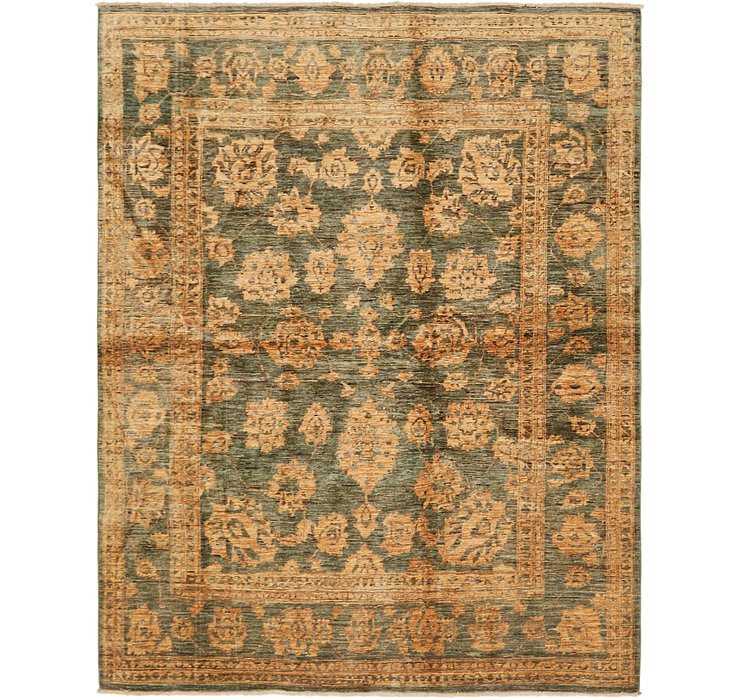 6' 5 x 8' Over-Dyed Ziegler Rug