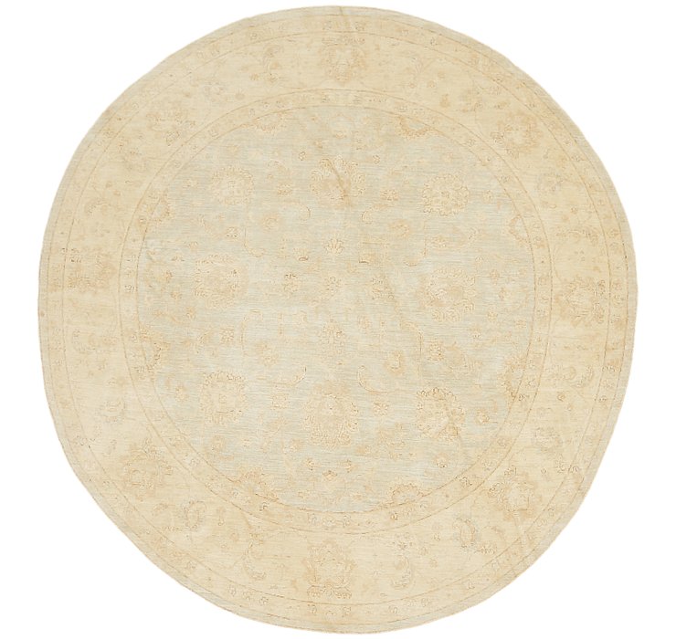 6' x 9' 8 Peshawar Ziegler Oval Rug