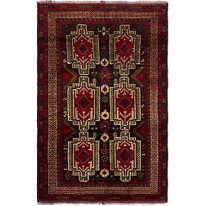 Unique Loom 3' 10 x 6' 2 Balouch Persian Rug