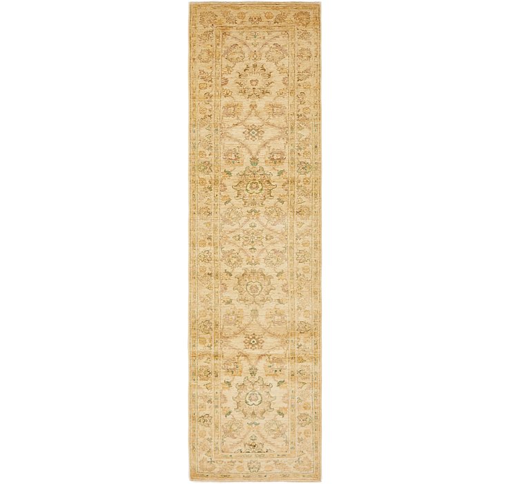2' 8 x 10' 5 Peshawar Ziegler Runner...