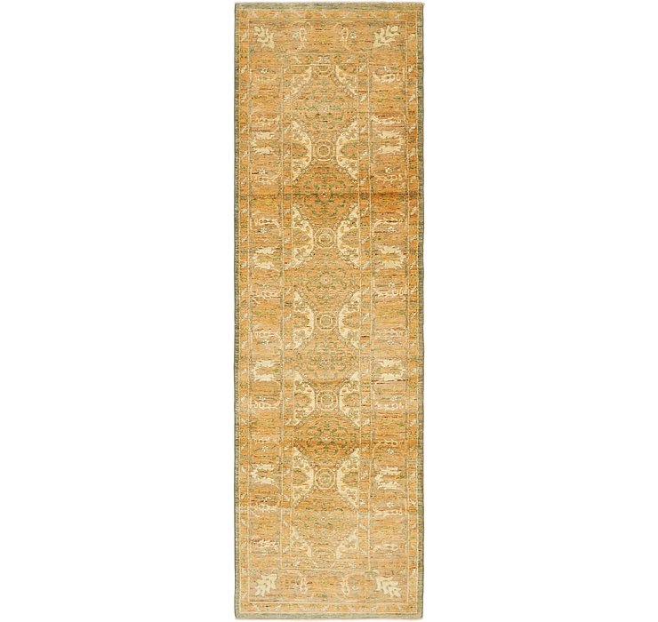 2' 8 x 9' 7 Peshawar Ziegler Runner...