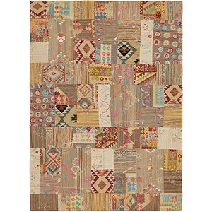 8' 3 x 11' 9 Kilim Patchwork Rug