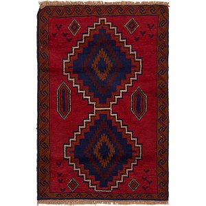 HandKnotted 2' 11 x 4' 6 Balouch Persian Rug