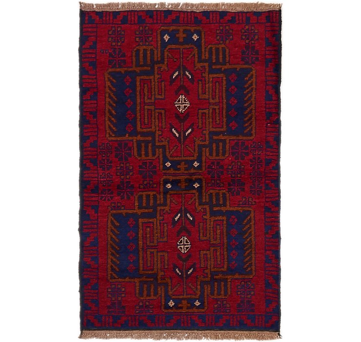 HandKnotted 2' 8 x 4' 4 Balouch Persian Rug