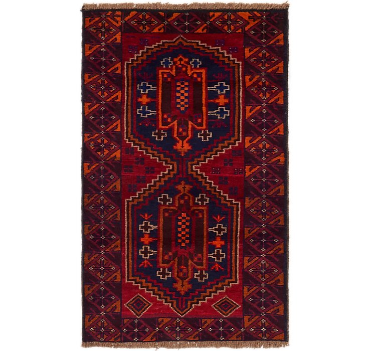 2' 8 x 4' 7 Balouch Persian Rug