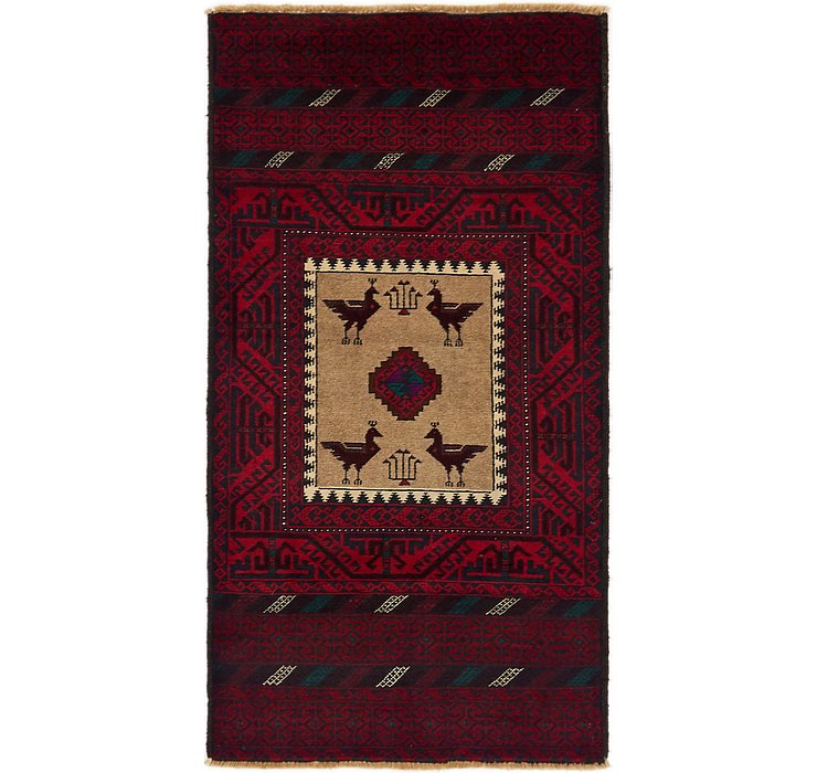 HandKnotted 3' x 5' 9 Balouch Persian Rug