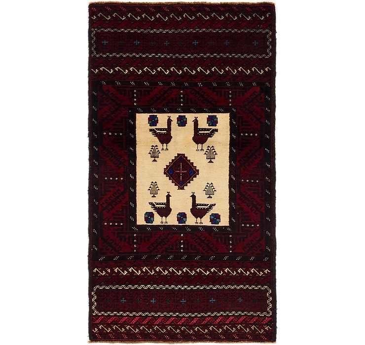 2' 10 x 5' Balouch Persian Rug