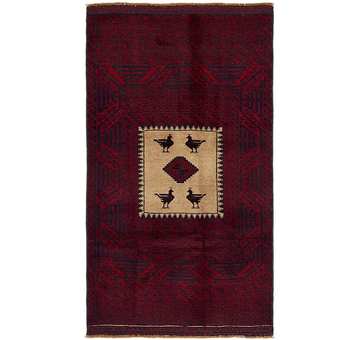 3' x 5' 5 Balouch Persian Rug