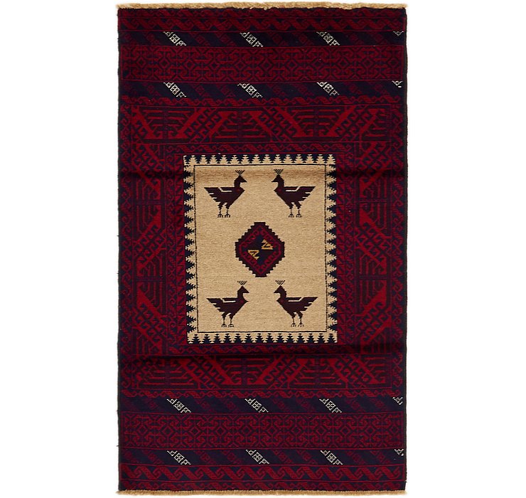 3' x 5' 5 Balouch Persian Rug