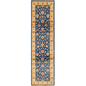 HandKnotted 2' 8 x 10' Peshawar Ziegler Runner...