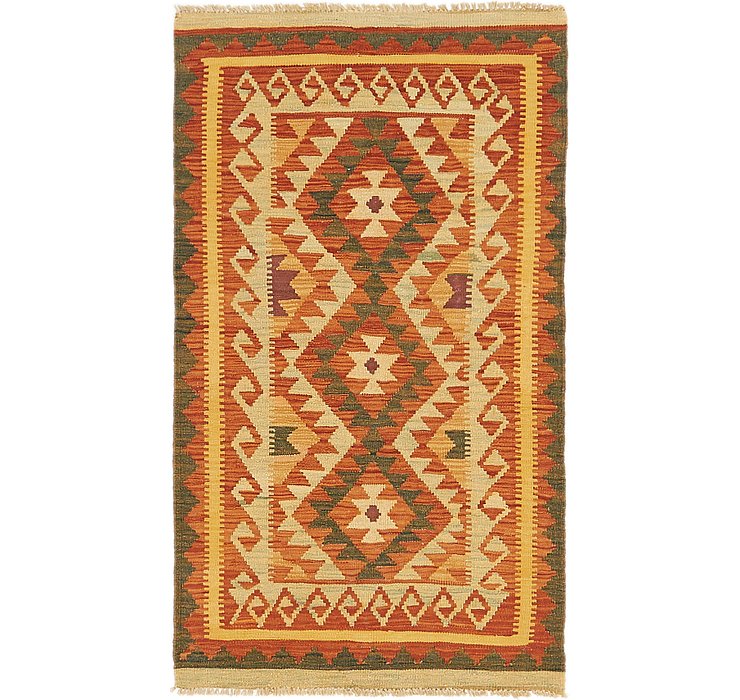 2' 9 x 4' 10 Kilim Waziri Rug
