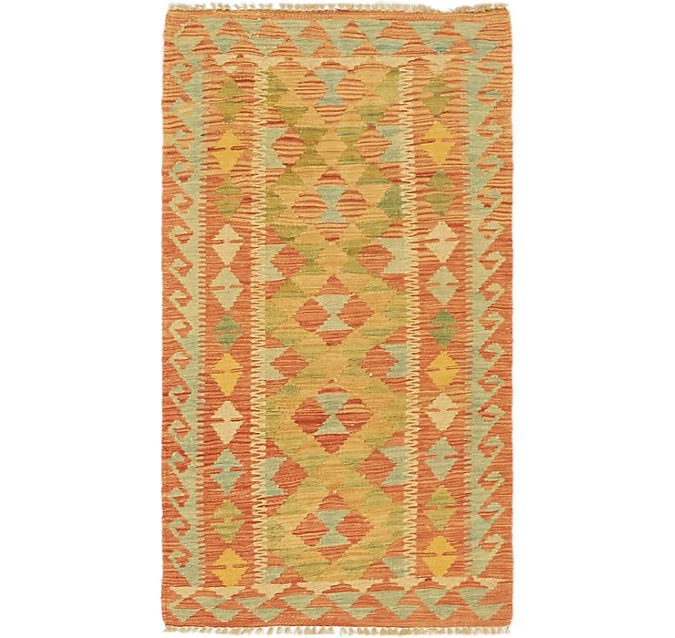 1' 9 x 3' 5 Kilim Waziri Rug