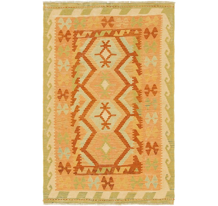 3' 3 x 4' 10 Kilim Waziri Rug