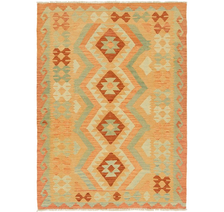 3' 5 x 5' Kilim Waziri Rug