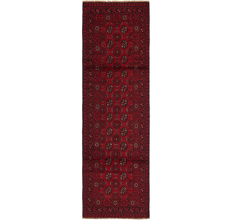 2' 9 x 9' 4 Afghan Akhche Runner Rug
