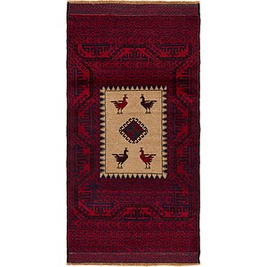 2' 10 x 5' 6 Balouch Persian Rug