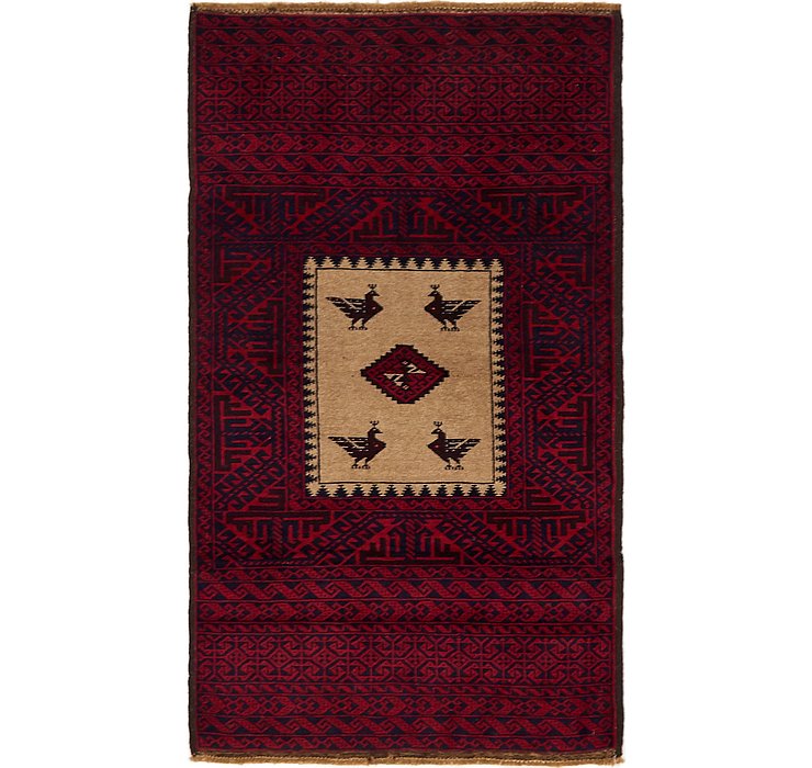 2' 10 x 5' Balouch Persian Rug