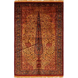 6' 9 x 10' 1 Kashan Persian Rug