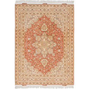 5' x 6' 10 Tabriz Persian Rug