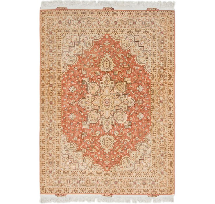 5' x 6' 10 Tabriz Persian Rug