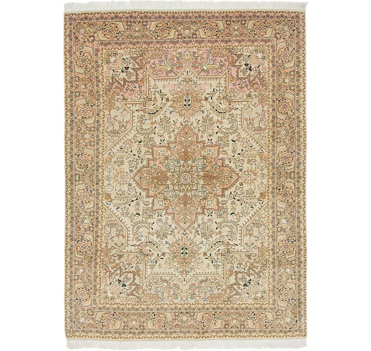 5' x 6' 8 Tabriz Persian Rug