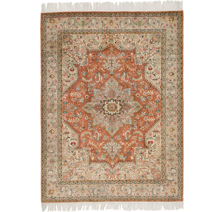 5' x 6' 8 Tabriz Persian Rug