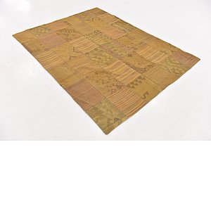 Unique Loom 5' x 6' 8 Kilim Patchwork Rug