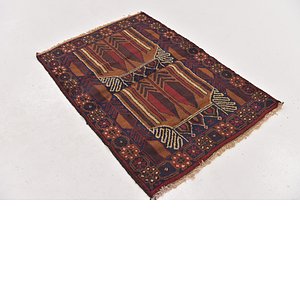 Unique Loom 3' 2 x 4' 4 Balouch Persian Rug