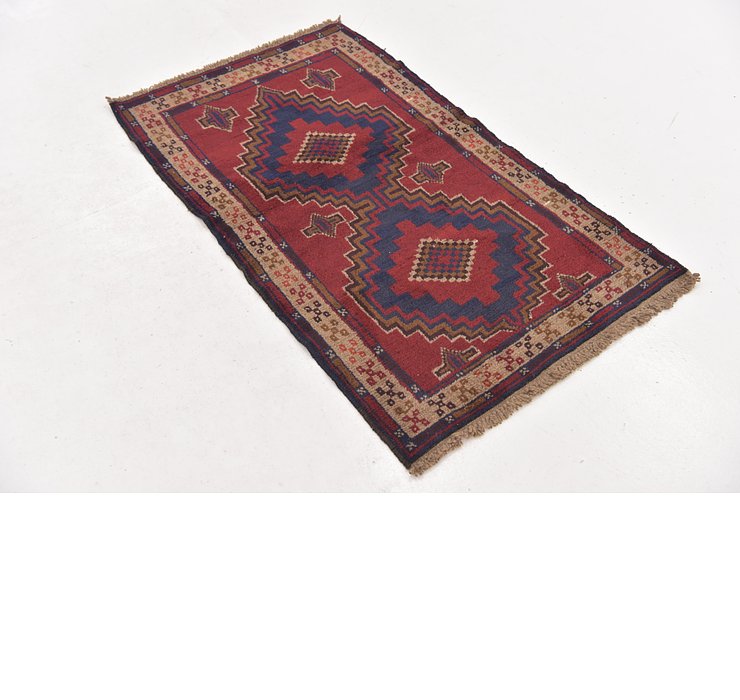 2' 9 x 4' 8 Balouch Persian Rug